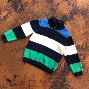 Janie and Jack 1/4 zip sweater